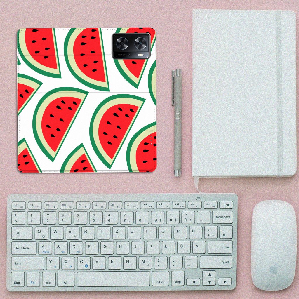 OPPO A57 | A57s | A77 4G Flip Style Cover Watermelons