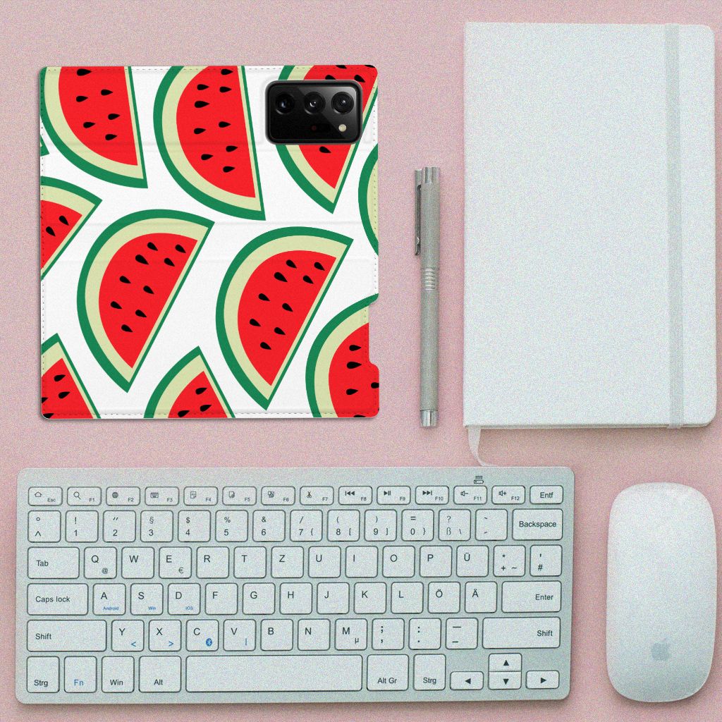 Samsung Galaxy Note 20 Ultra Flip Style Cover Watermelons