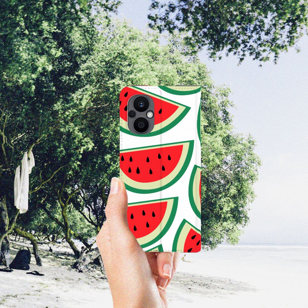 OPPO Reno8 Lite Flip Style Cover Watermelons