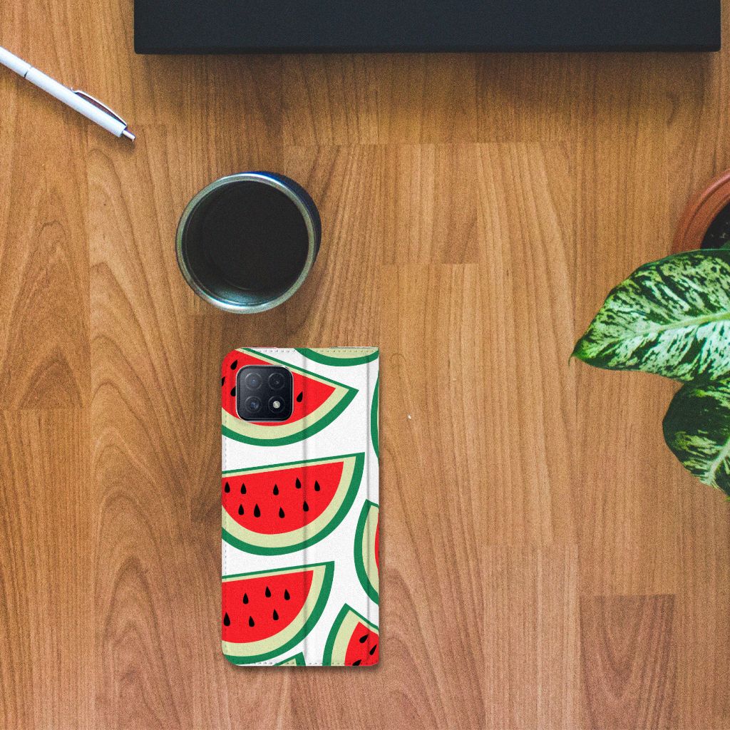 OPPO A73 5G Flip Style Cover Watermelons