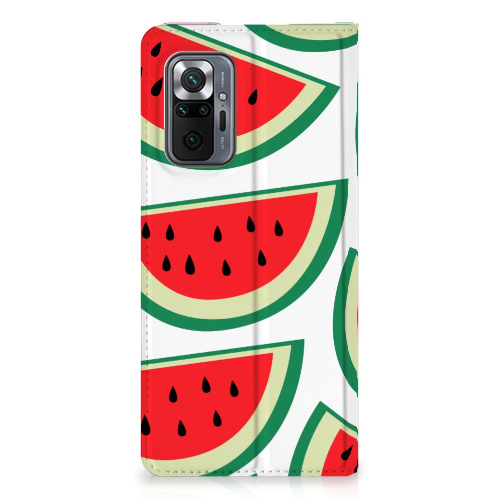 Xiaomi Redmi Note 10 Pro Flip Style Cover Watermelons