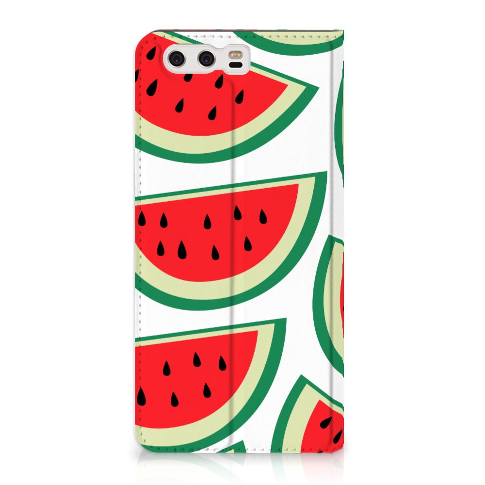 Huawei P10 Plus Flip Style Cover Watermelons