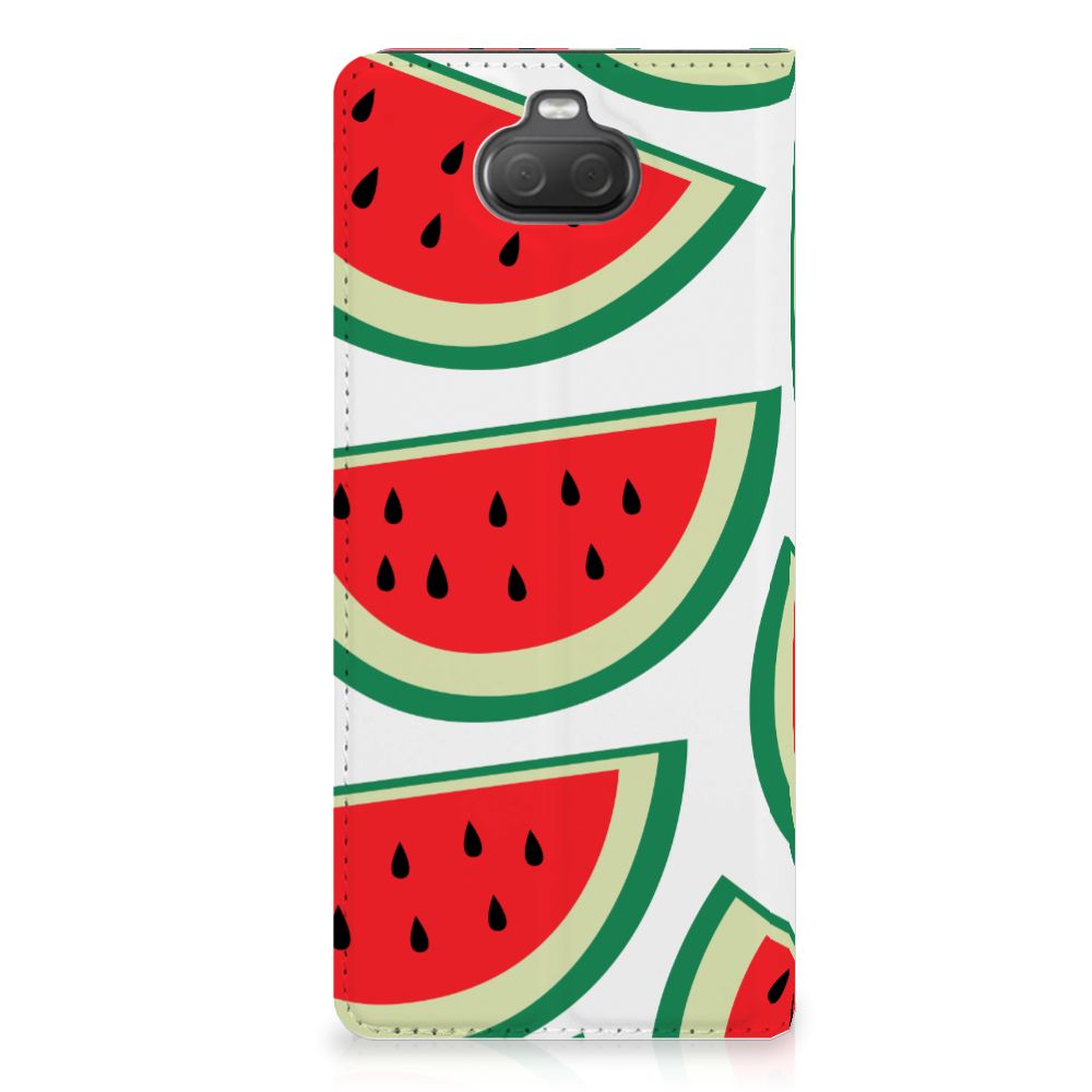 Sony Xperia 10 Flip Style Cover Watermelons