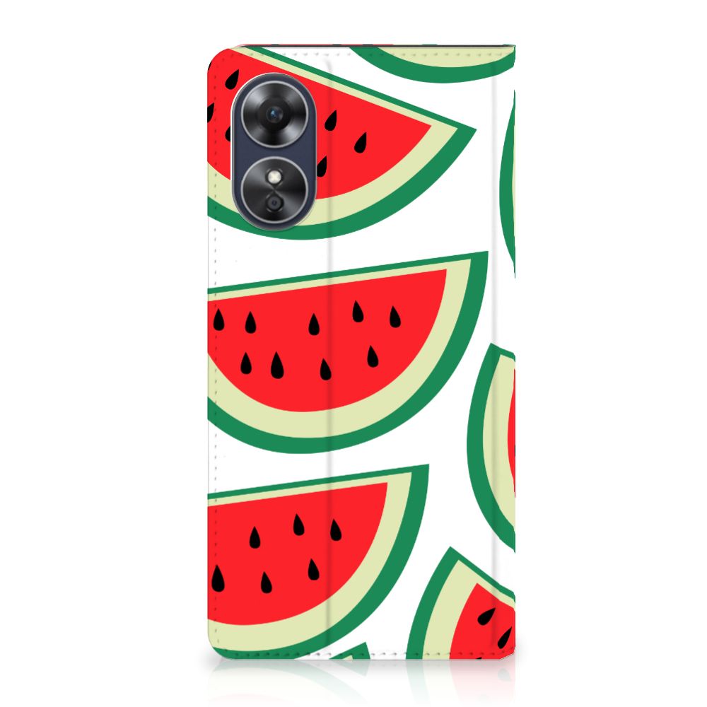OPPO A17 Flip Style Cover Watermelons