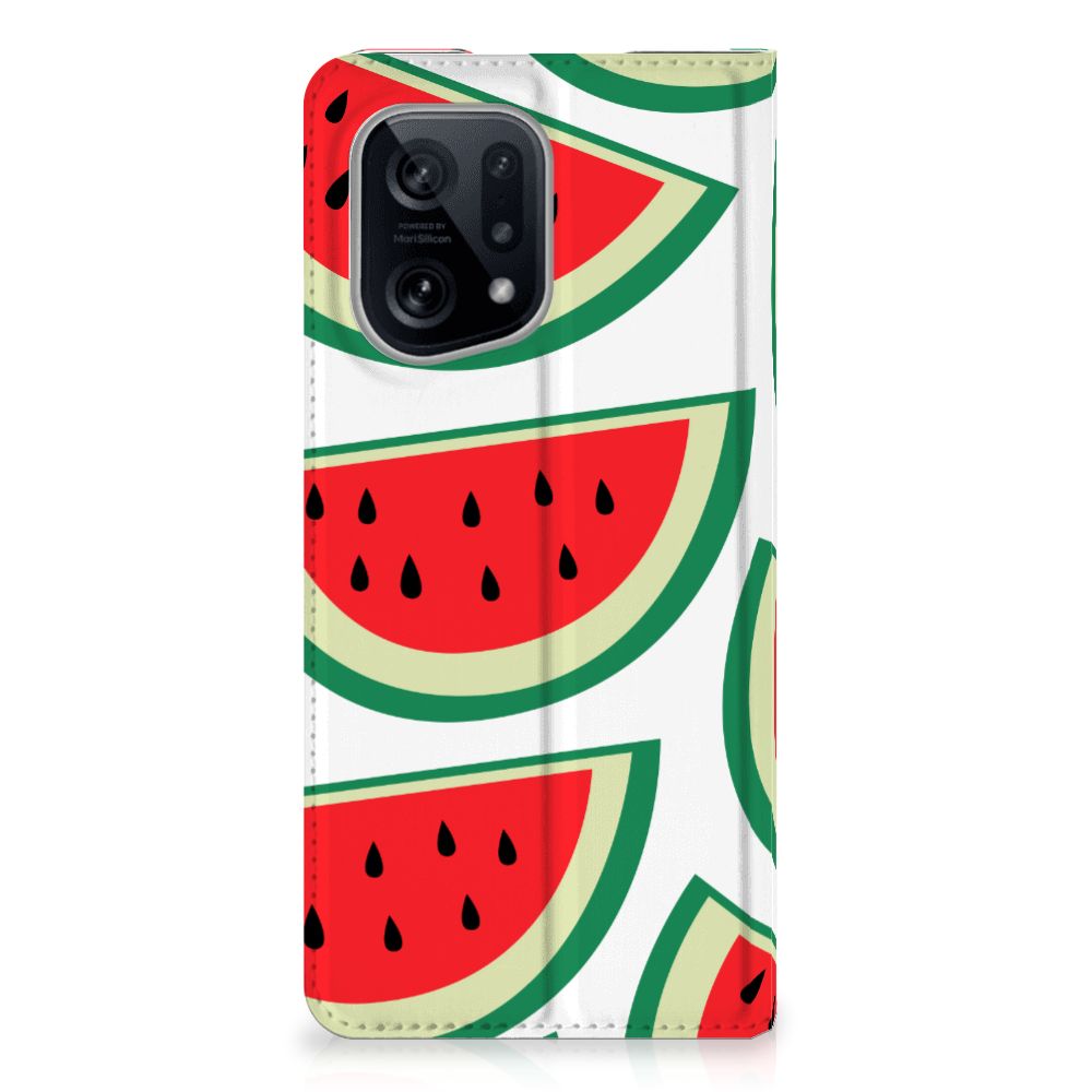 OPPO Find X5 Flip Style Cover Watermelons