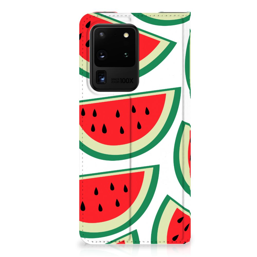Samsung Galaxy S20 Ultra Flip Style Cover Watermelons