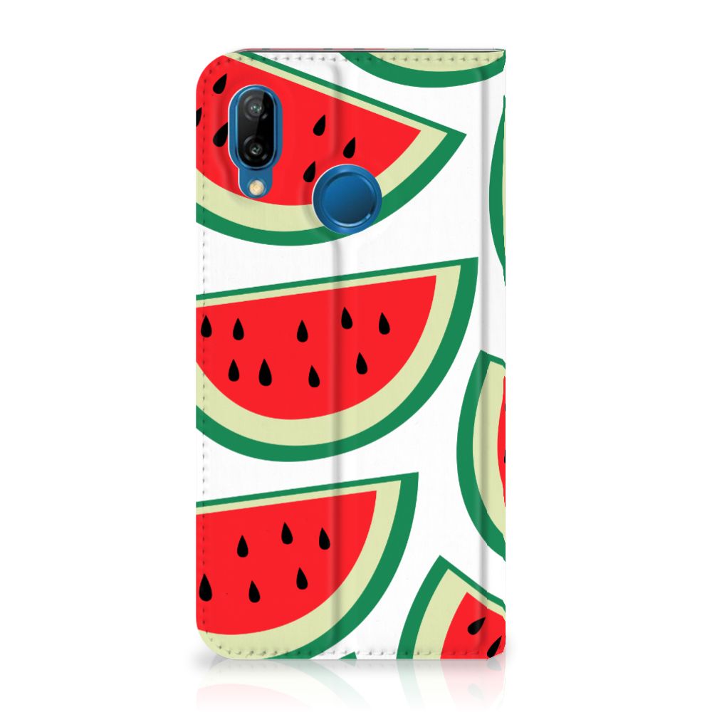 Huawei P20 Lite Flip Style Cover Watermelons