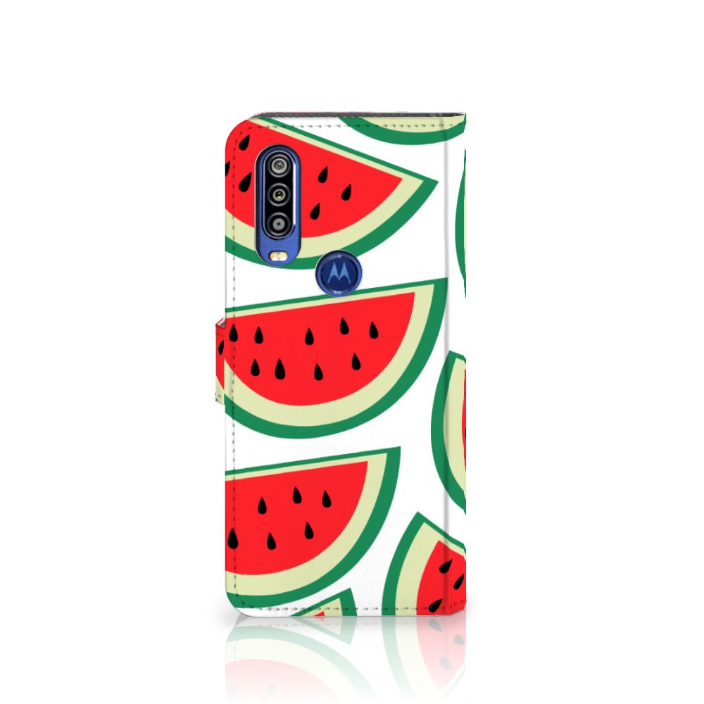 Motorola One Action Book Cover Watermelons