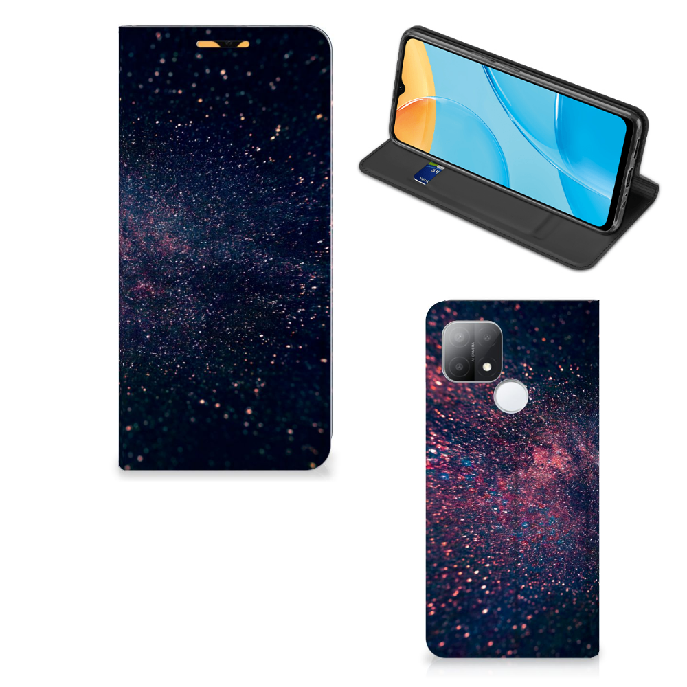 OPPO A15 Stand Case Stars