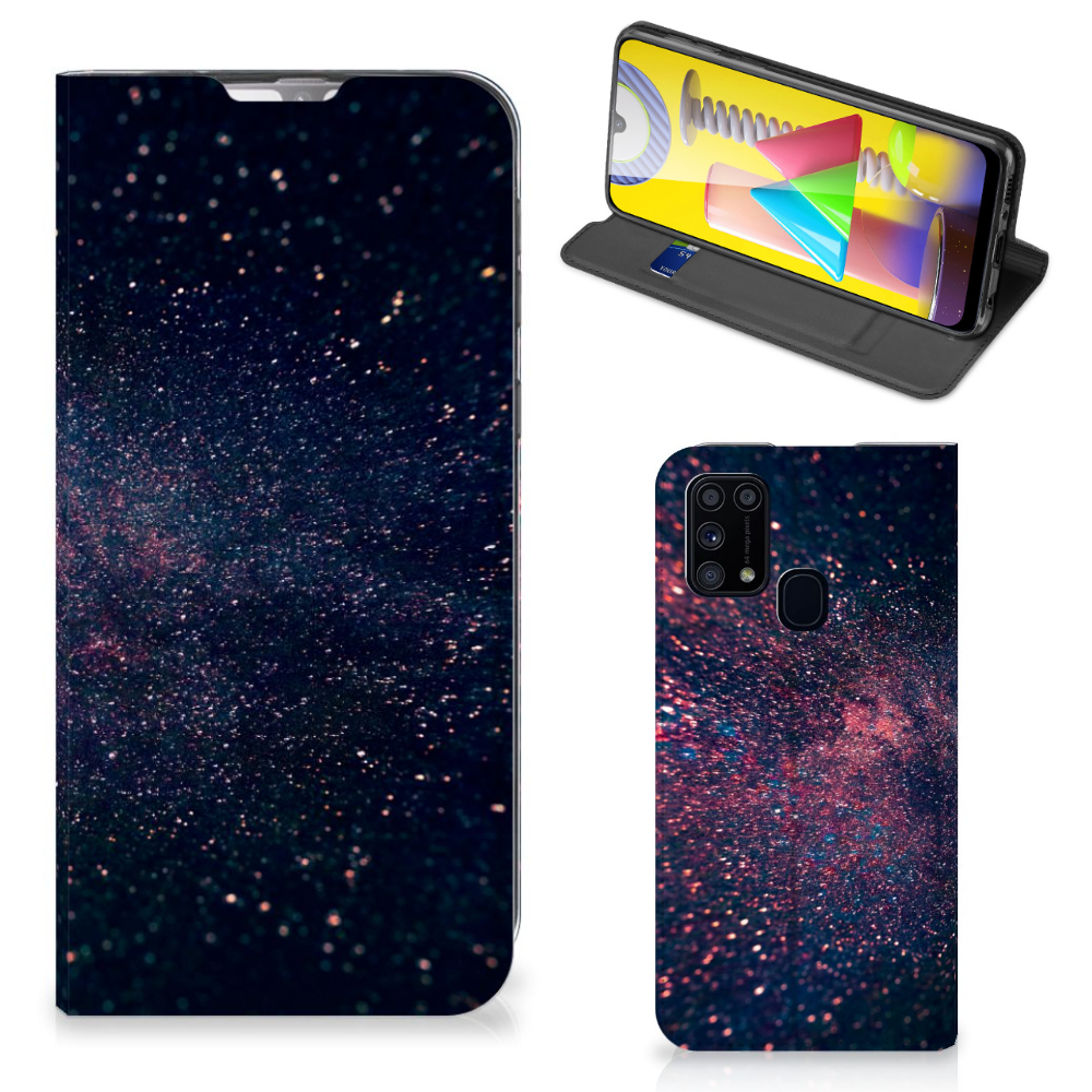 Samsung Galaxy M31 Stand Case Stars