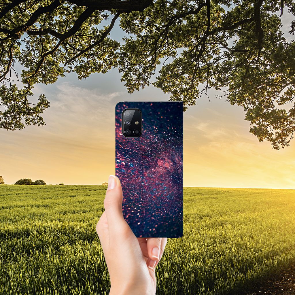 Samsung Galaxy A71 Stand Case Stars