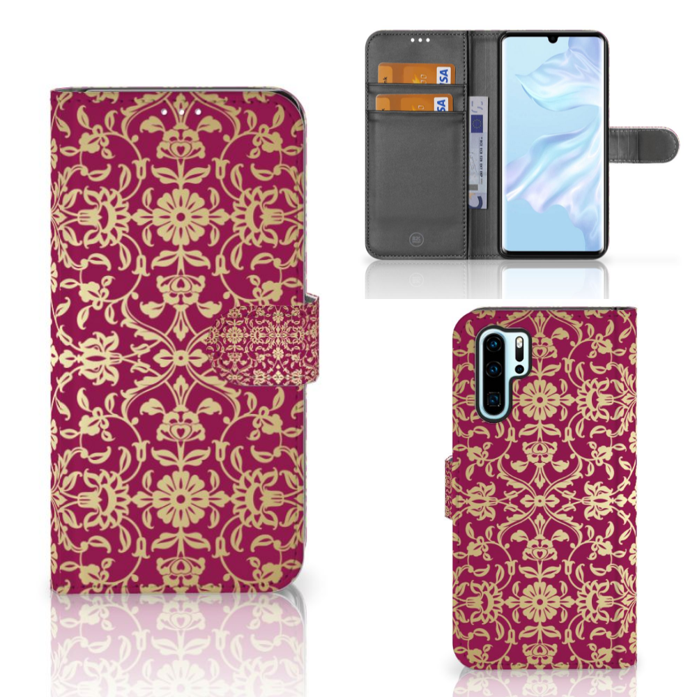 Wallet Case Huawei P30 Pro Barok Pink