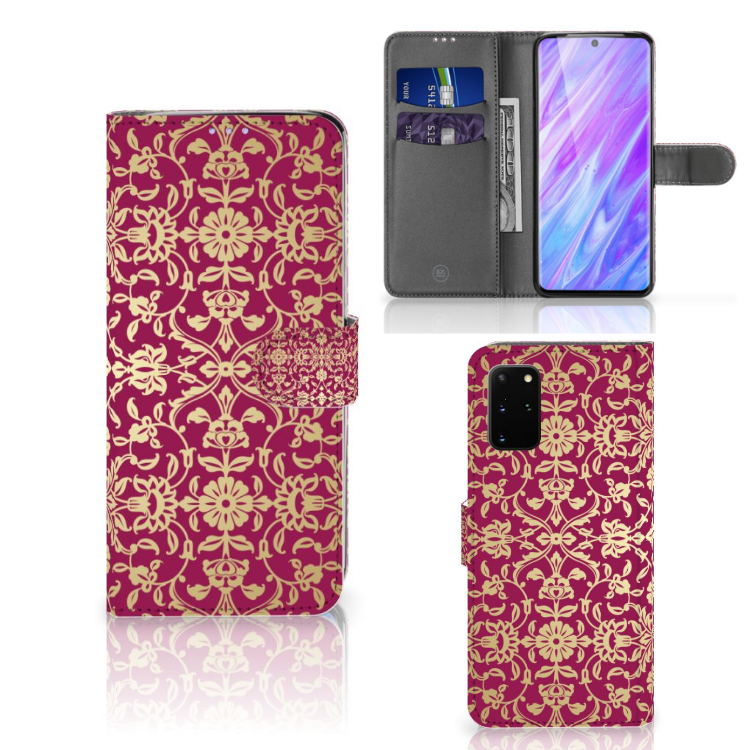 Wallet Case Samsung Galaxy S20 Plus Barok Pink