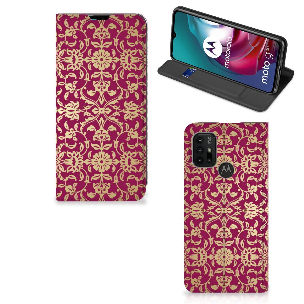 Telefoon Hoesje Motorola Moto G10 | G20 | G30 Barok Pink