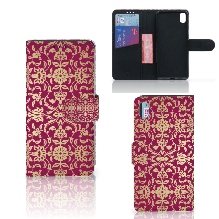 Wallet Case Xiaomi Redmi 7A Barok Pink