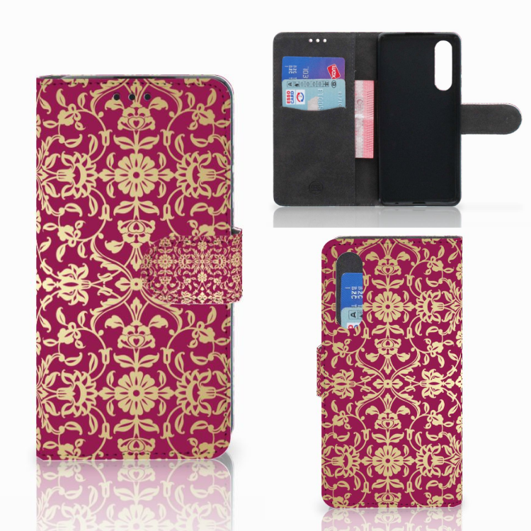 Wallet Case Huawei P30 Barok Pink