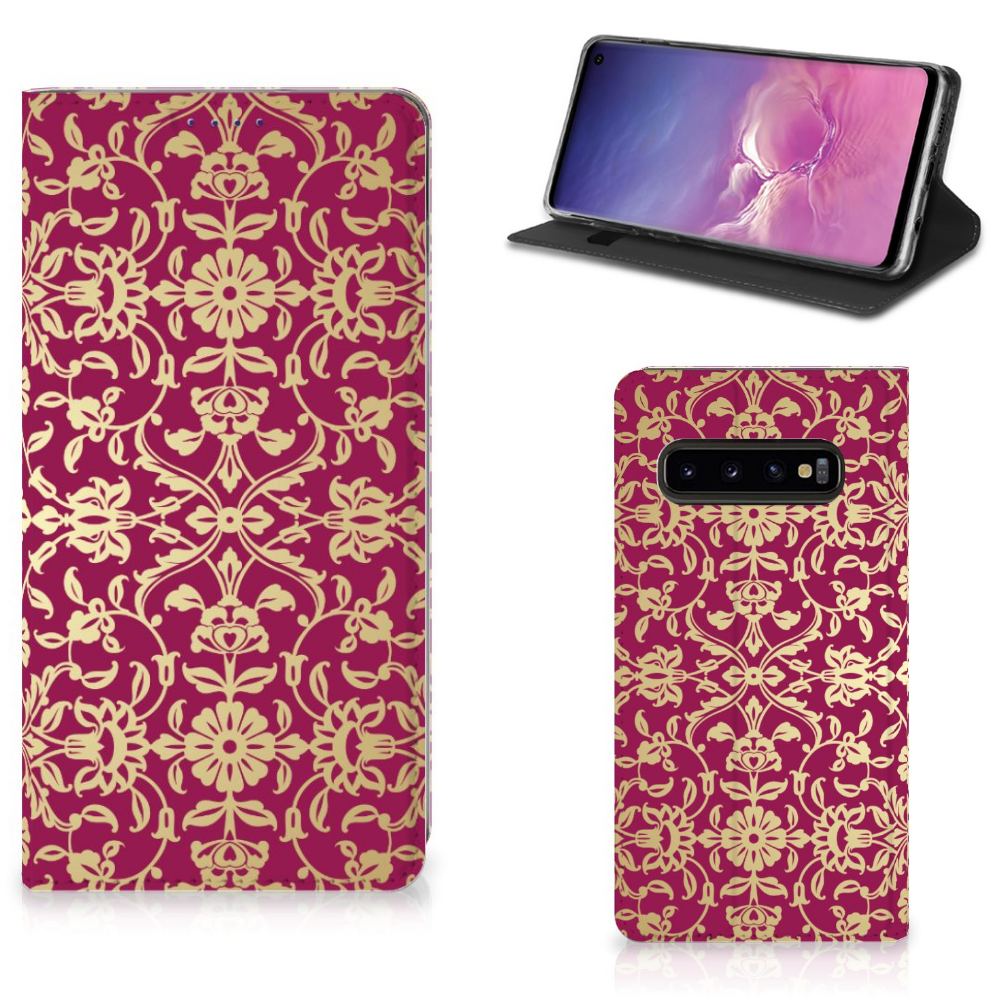 Telefoon Hoesje Samsung Galaxy S10 Barok Pink