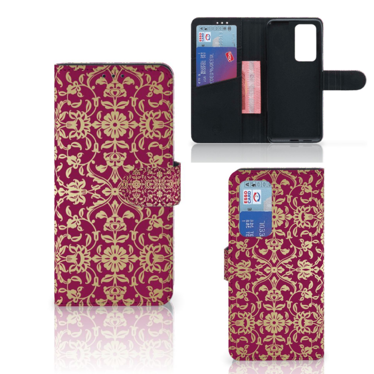 Wallet Case Huawei P40 Pro Barok Pink