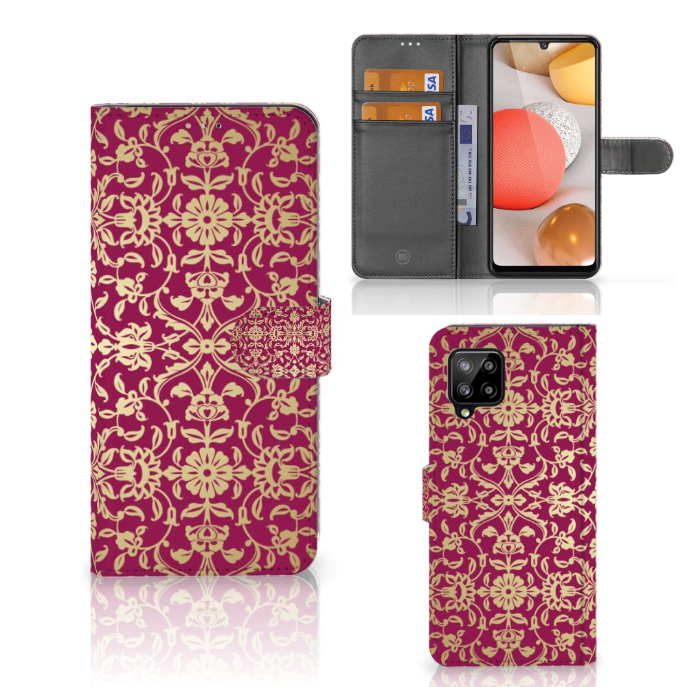 Wallet Case Samsung Galaxy A42 5G Barok Pink