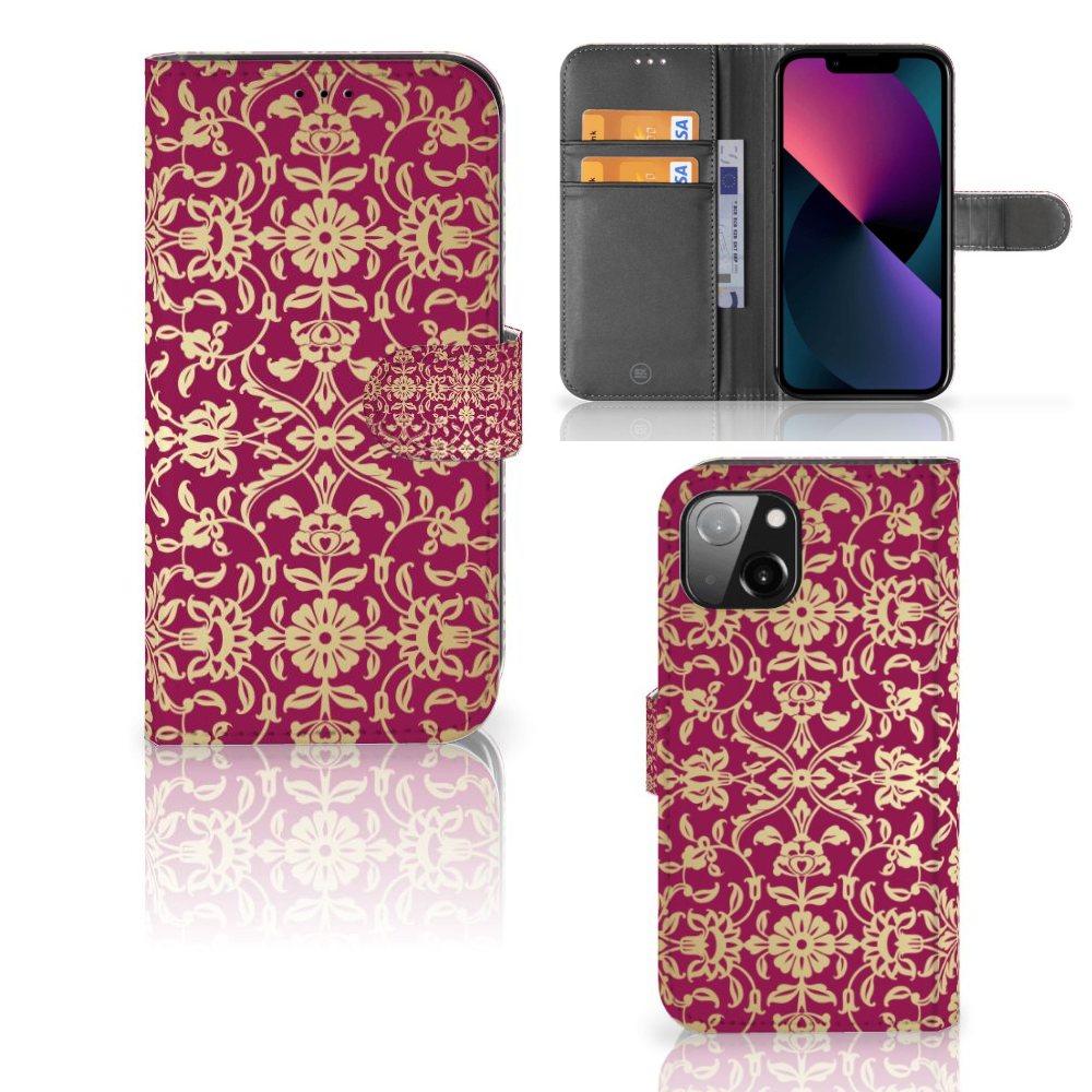 Wallet Case Apple iPhone 13 Barok Pink
