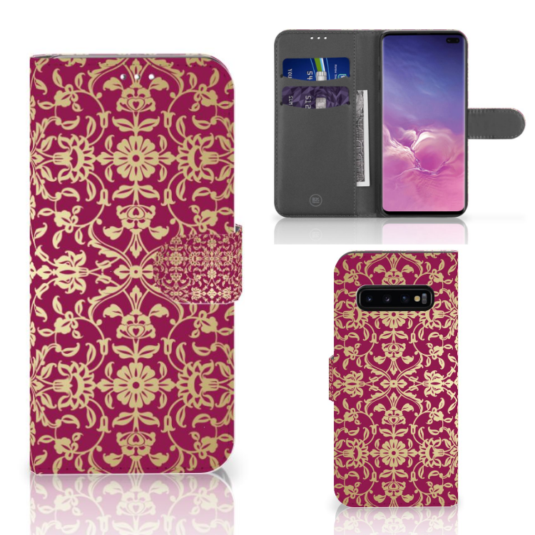 Wallet Case Samsung Galaxy S10 Plus Barok Pink