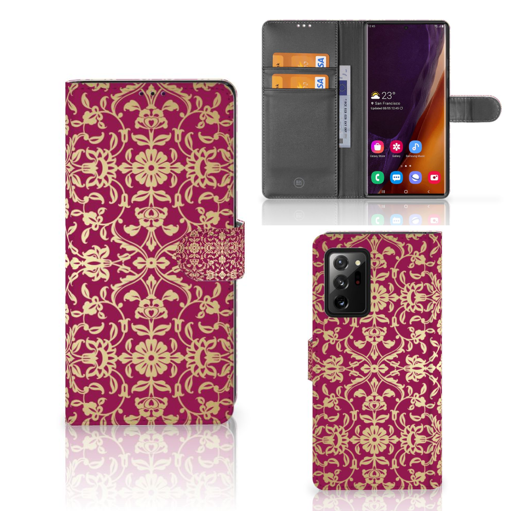 Wallet Case Samsung Galaxy Note20 Ultra Barok Pink