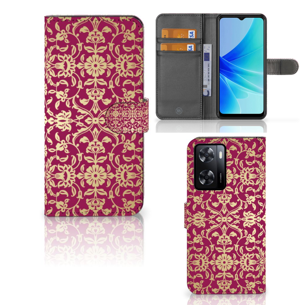Wallet Case PPO A57 | A57s | A77 4G Barok Pink