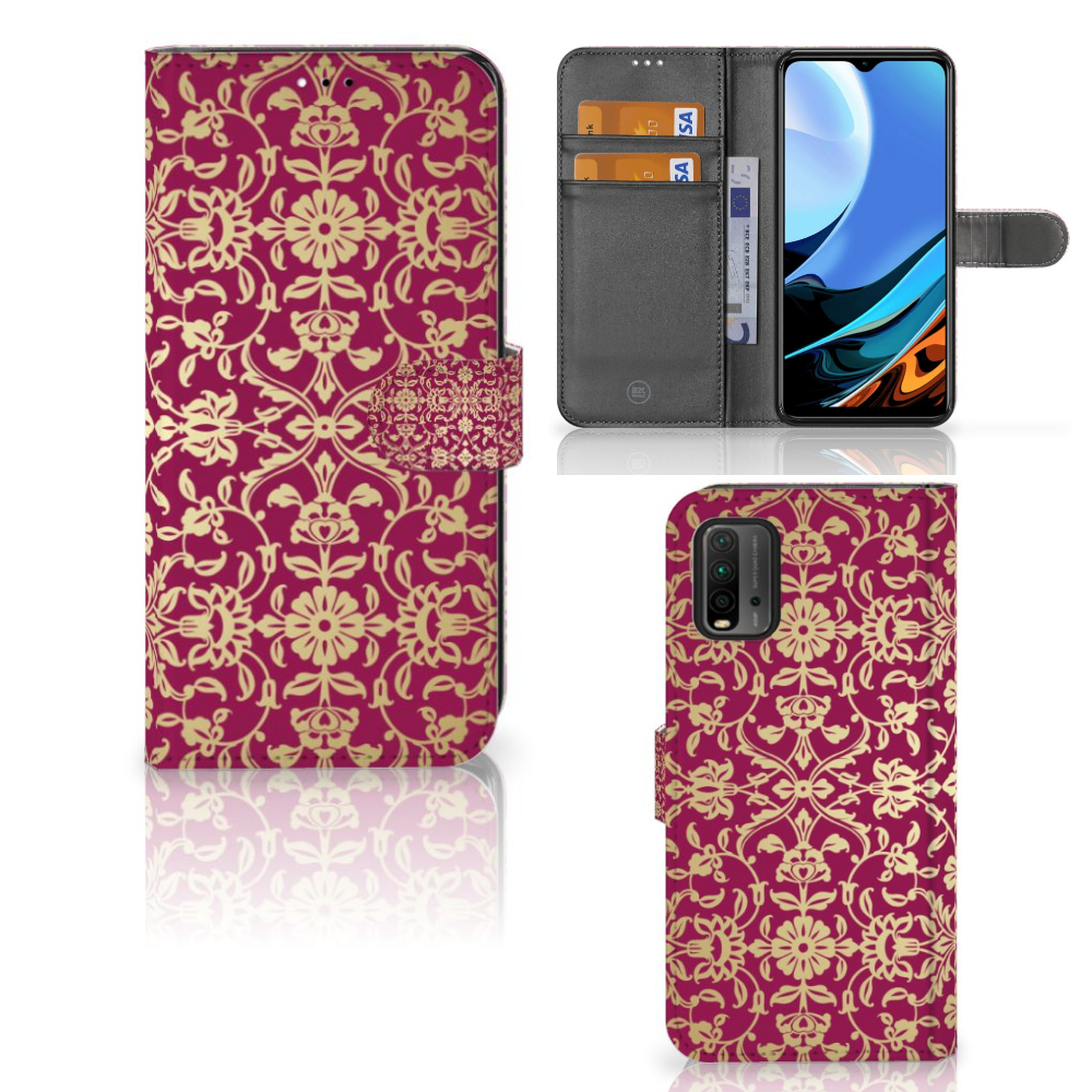 Wallet Case Xiaomi Redmi 9T | Poco M3 Barok Pink