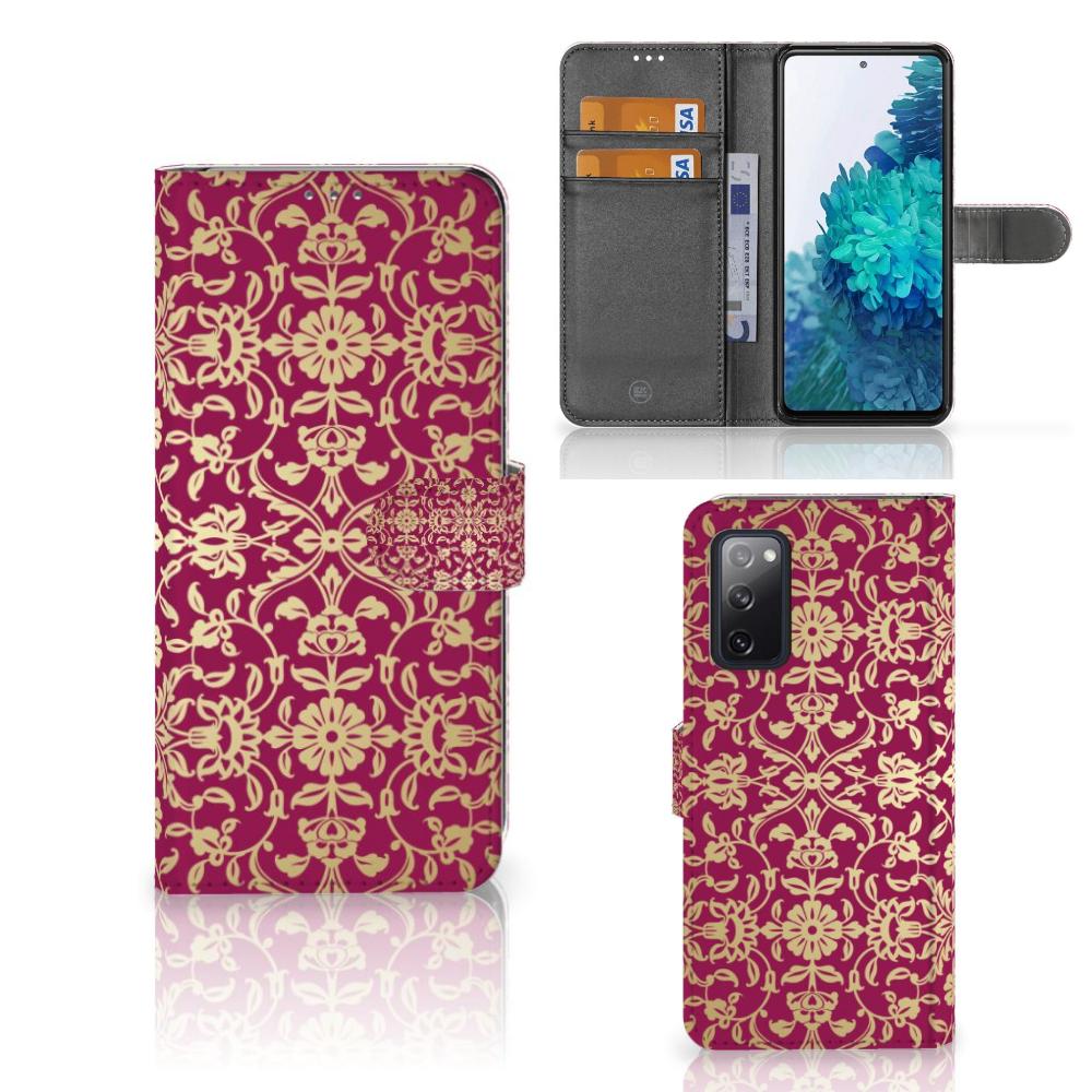 Wallet Case Samsung Galaxy S20 FE Barok Pink