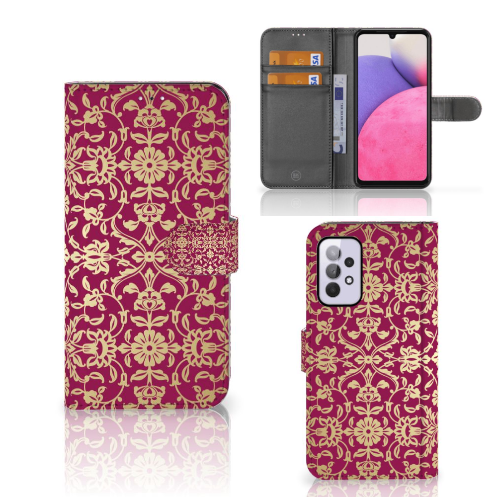 Wallet Case Samsung Galaxy A33 5G Barok Pink