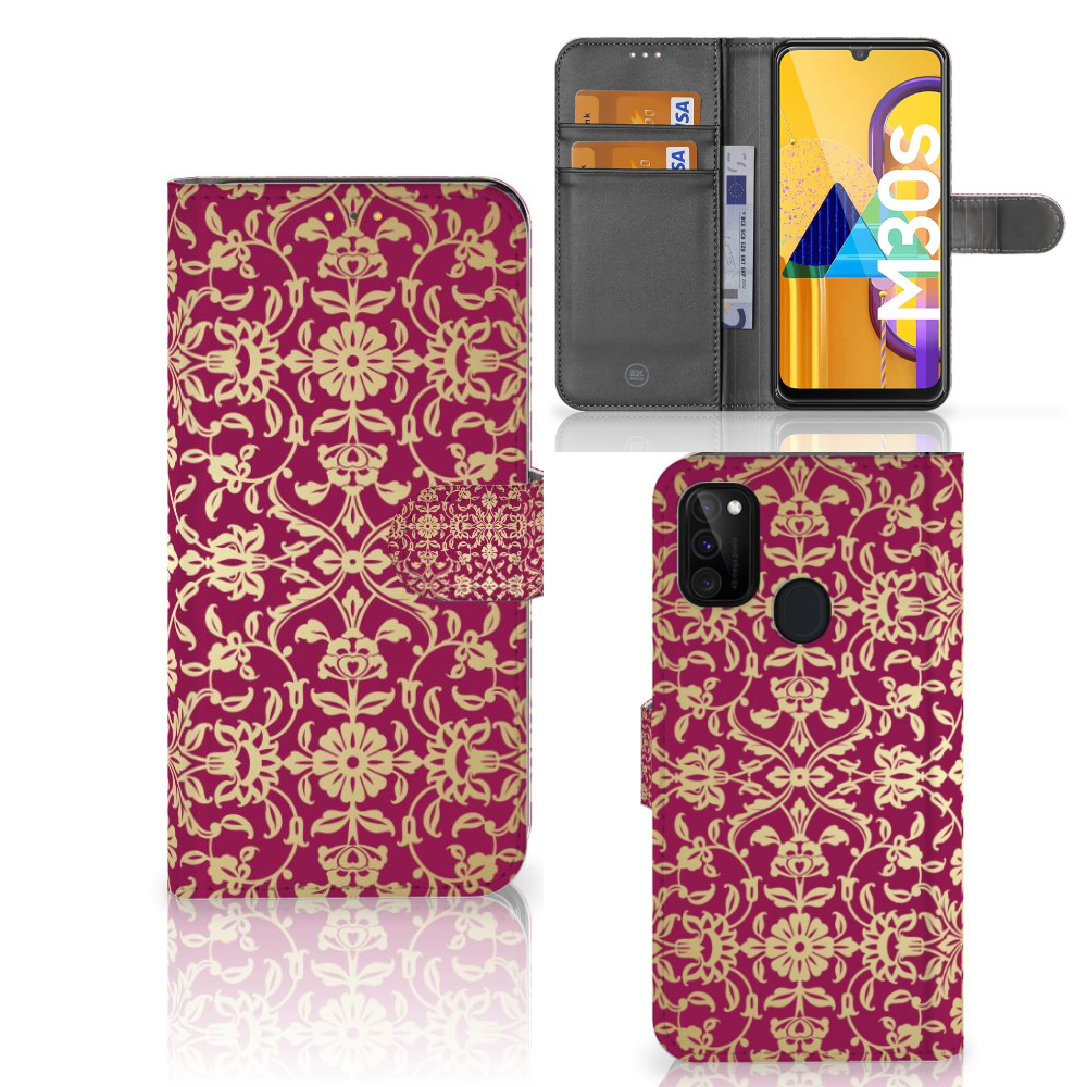 Wallet Case Samsung Galaxy M21 | M30s Barok Pink