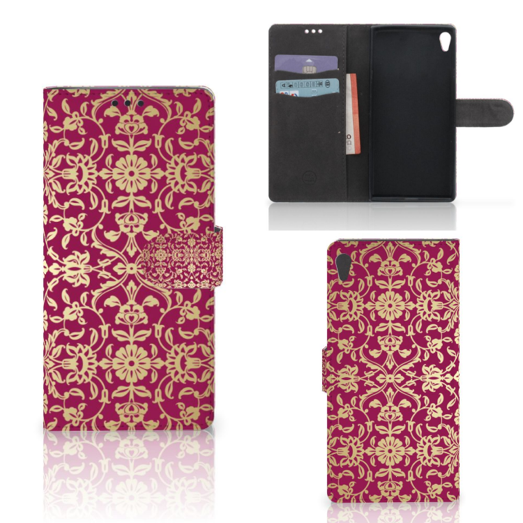 Wallet Case Sony Xperia XA Ultra Barok Pink
