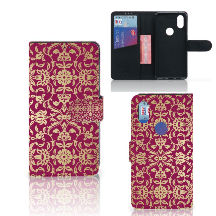 Wallet Case Xiaomi Mi Mix 2s Barok Pink