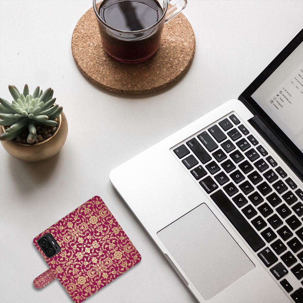 Wallet Case Xiaomi 11T | 11T Pro Barok Pink