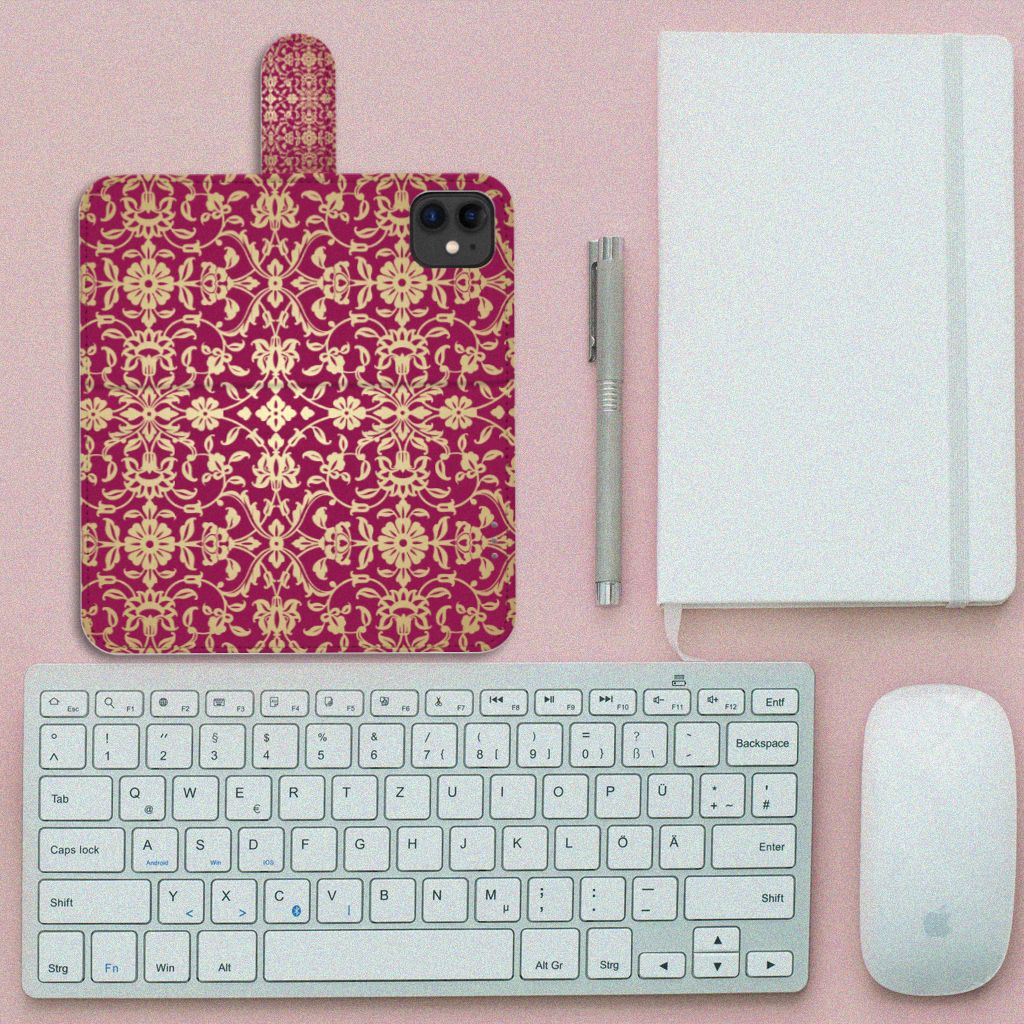 Wallet Case Apple iPhone 11 Barok Pink