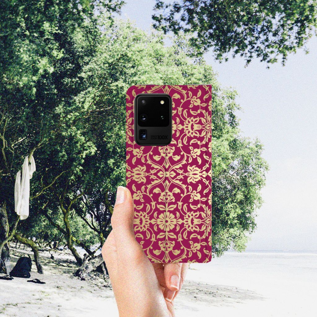 Telefoon Hoesje Samsung Galaxy S20 Ultra Barok Pink