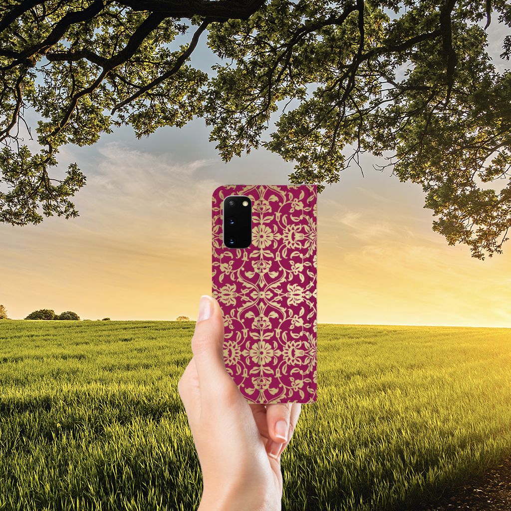 Telefoon Hoesje Samsung Galaxy S20 Barok Pink