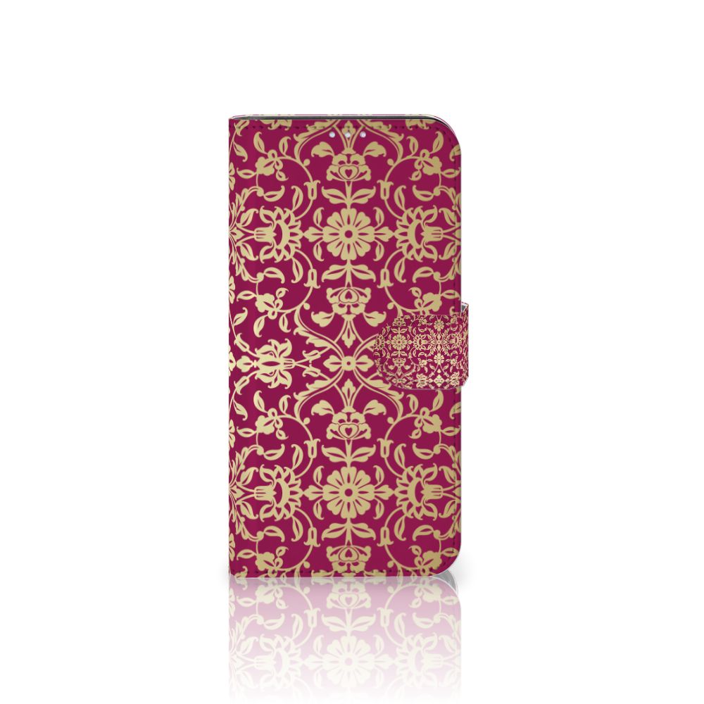 Wallet Case Motorola G8 Power Barok Pink