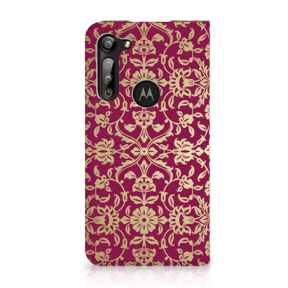 Telefoon Hoesje Motorola Moto G8 Power Barok Pink