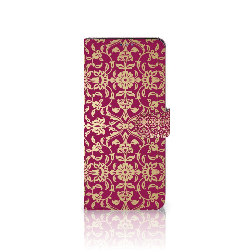 Wallet Case Motorola Moto G9 Plus Barok Pink