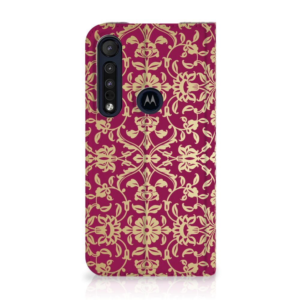 Telefoon Hoesje Motorola G8 Plus Barok Pink