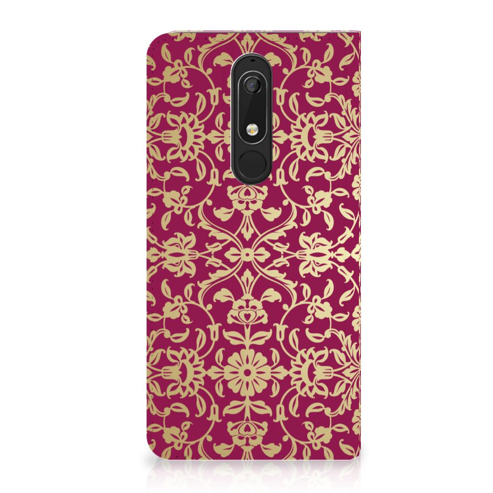 Telefoon Hoesje Nokia 5.1 (2018) Barok Pink