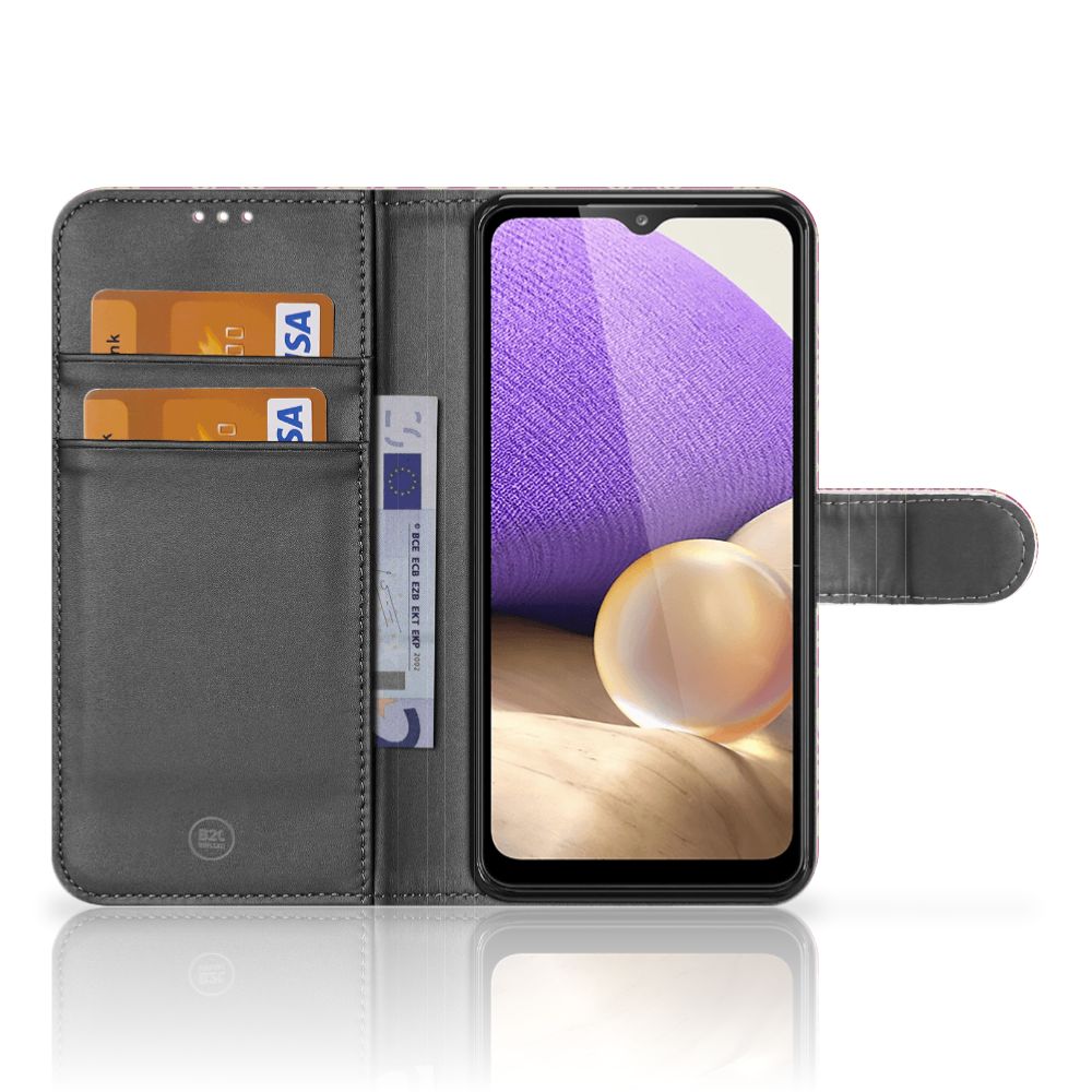 Wallet Case Samsung Galaxy A32 4G Barok Pink