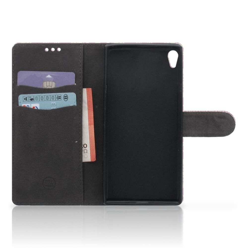 Wallet Case Sony Xperia XA Ultra Barok Pink