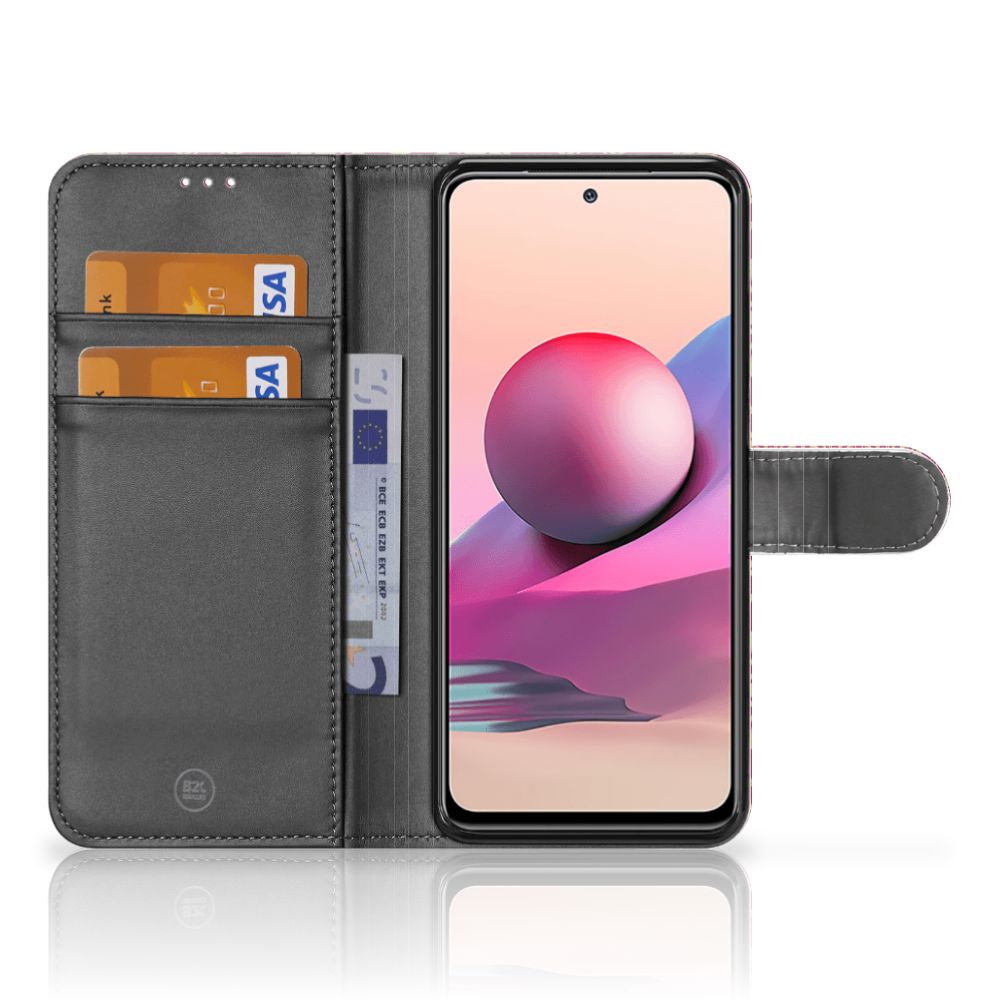 Wallet Case Xiaomi Redmi Note 10/10T 5G | Poco M3 Pro Barok Pink