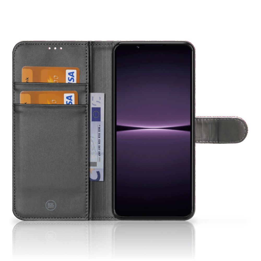Wallet Case Sony Xperia 1 IV Barok Pink