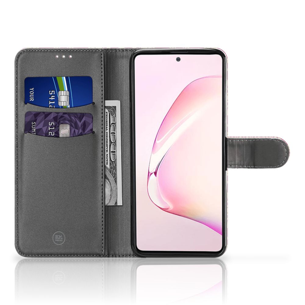 Wallet Case Samsung Note 10 Lite Barok Pink