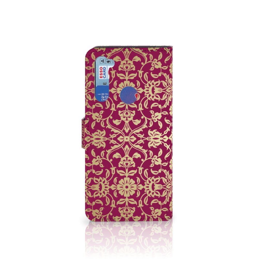 Wallet Case Xiaomi Redmi Note 8T Barok Pink