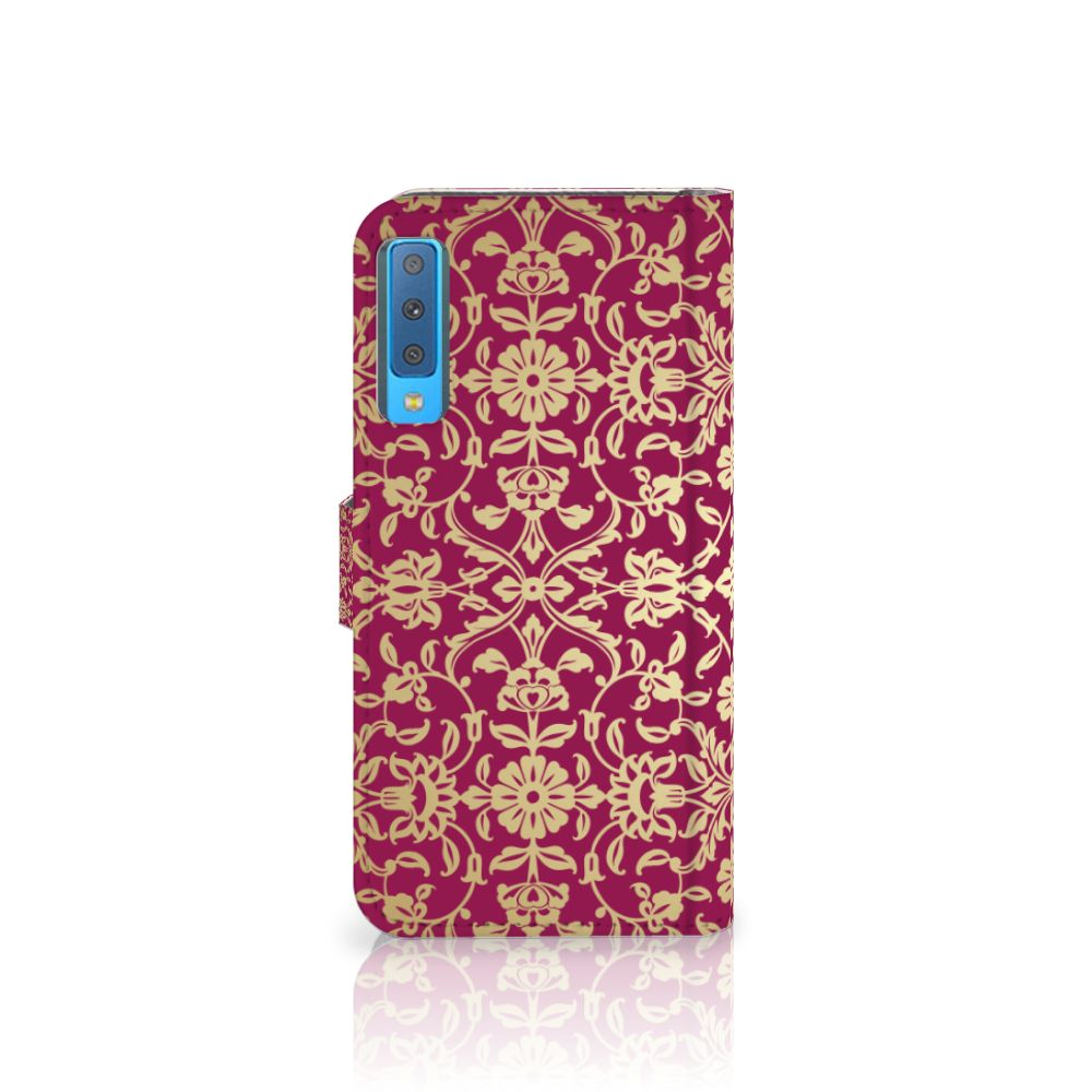 Wallet Case Samsung Galaxy A7 (2018) Barok Pink