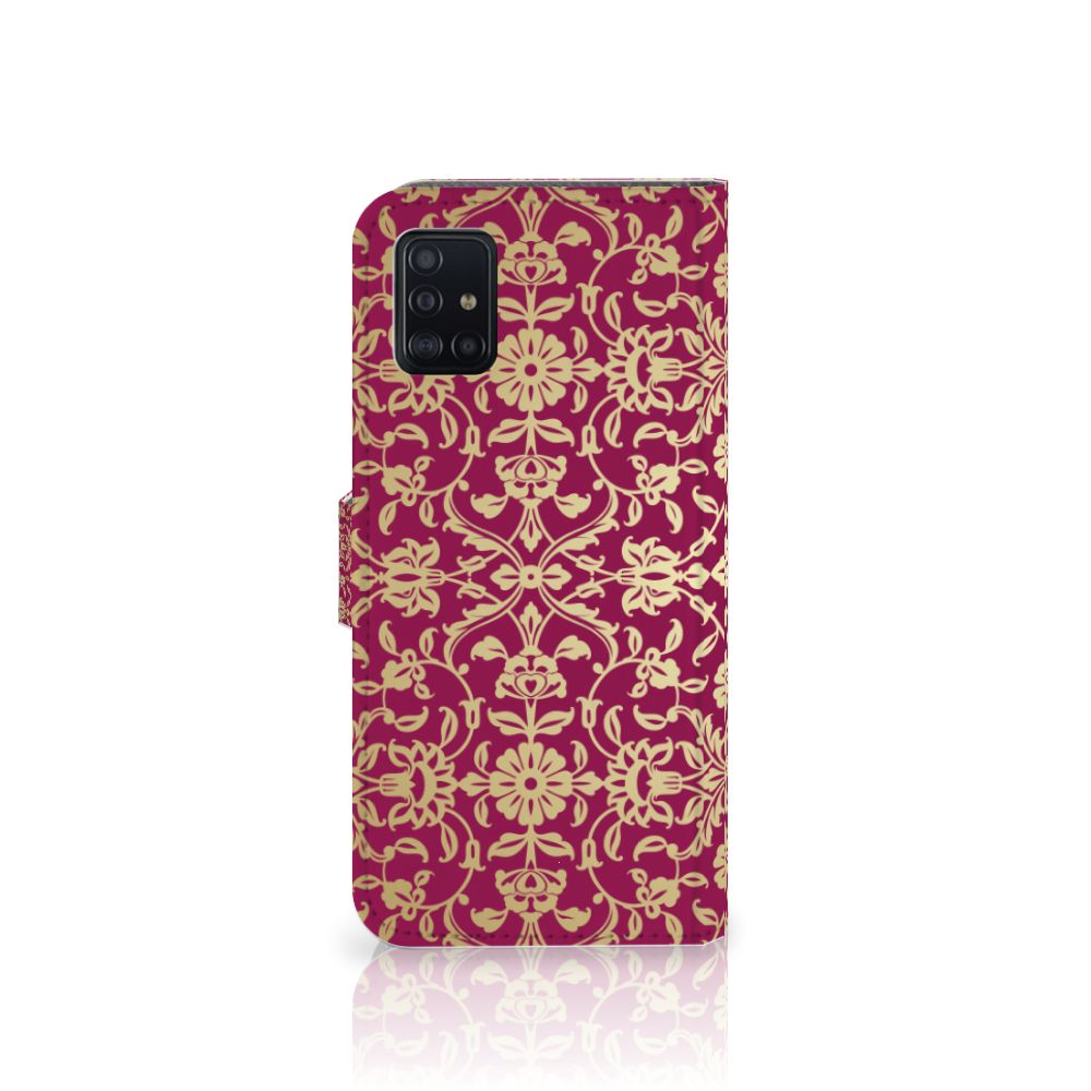 Wallet Case Samsung Galaxy A51 Barok Pink